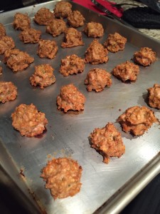 21 Day Fix Turkey Meatballs - cooked