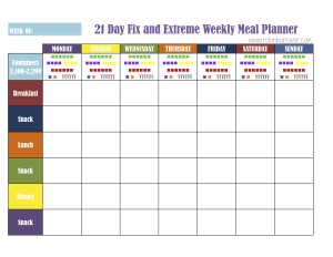 Meal Plan Sheets Fix2100