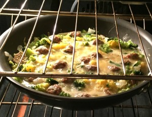 frittata in the oven